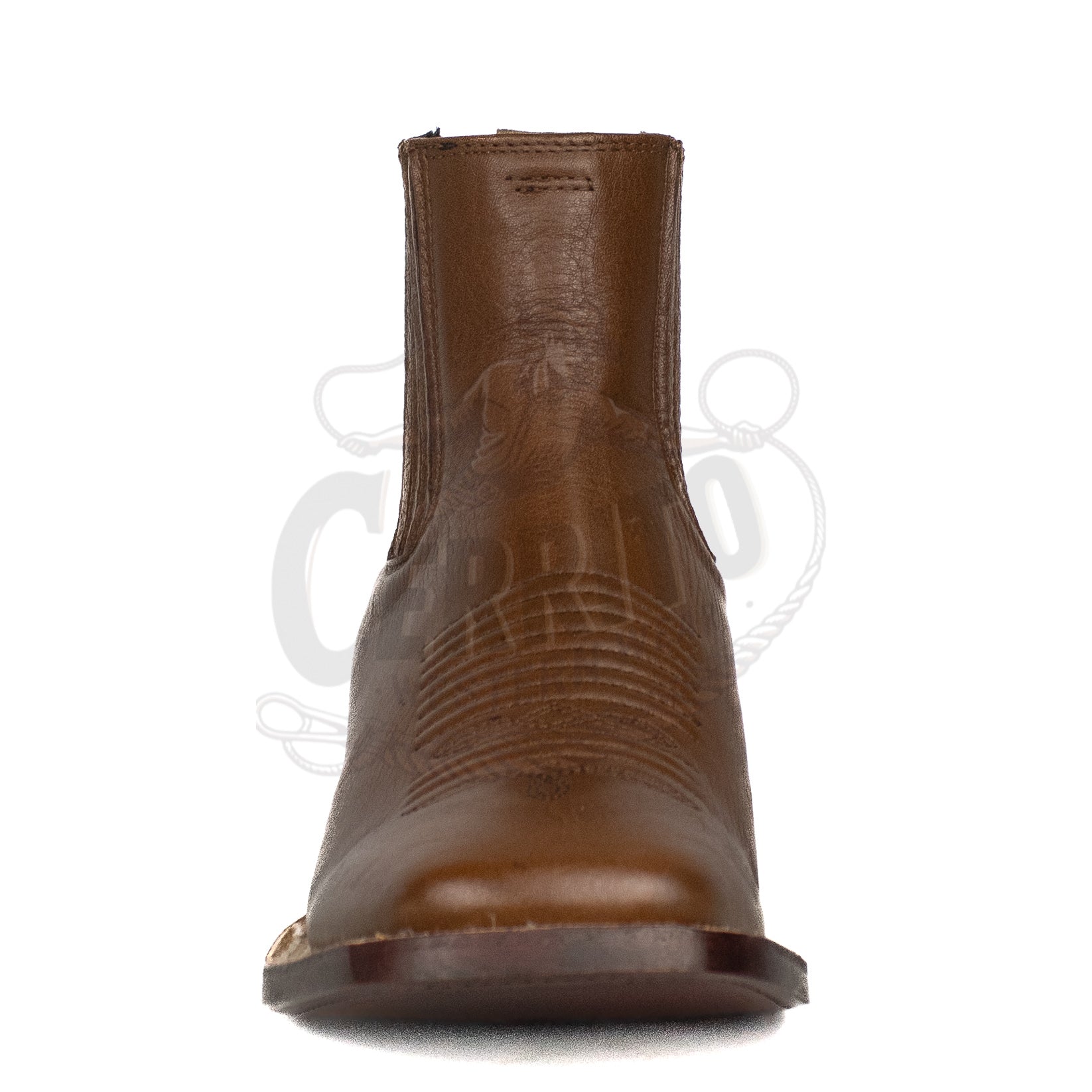 Los Altos Men Square Toe  Belmont Brown 82BM2107 Ankle Boot