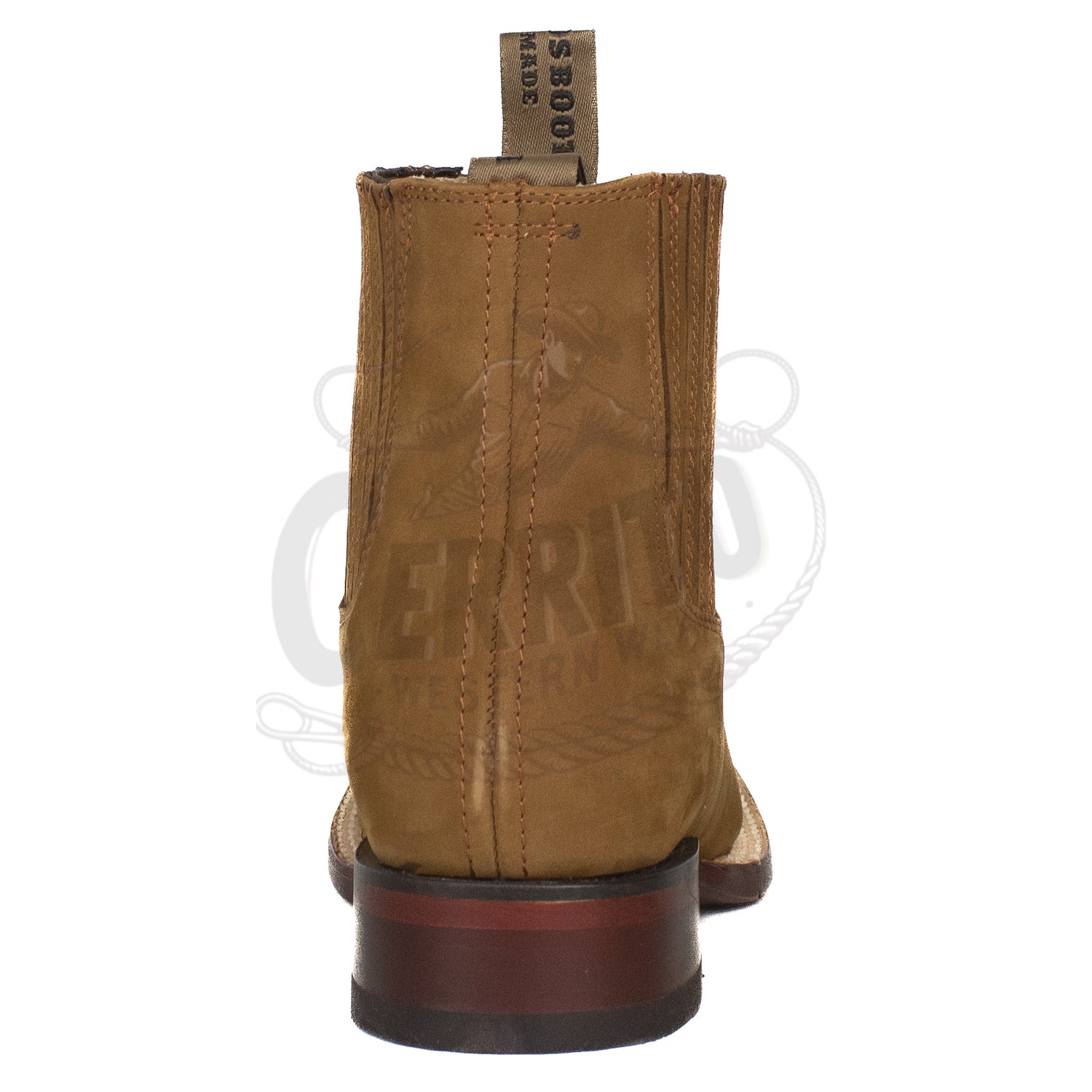 Los Altos Men Square Toe  82BM6350 Chedron Ankle Boot