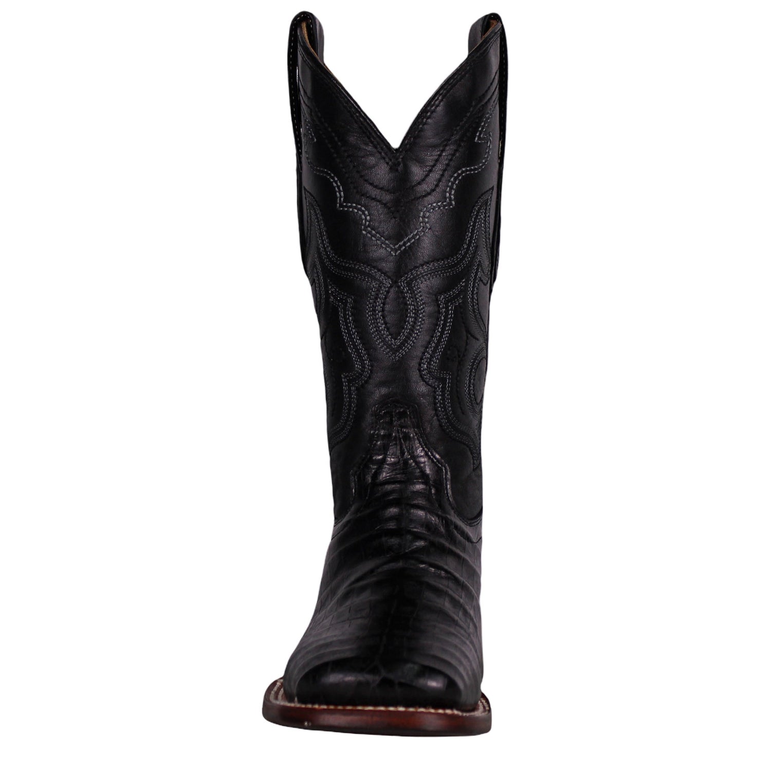 Cerrito MN Caiman Square Toe Boot ISB311C Black