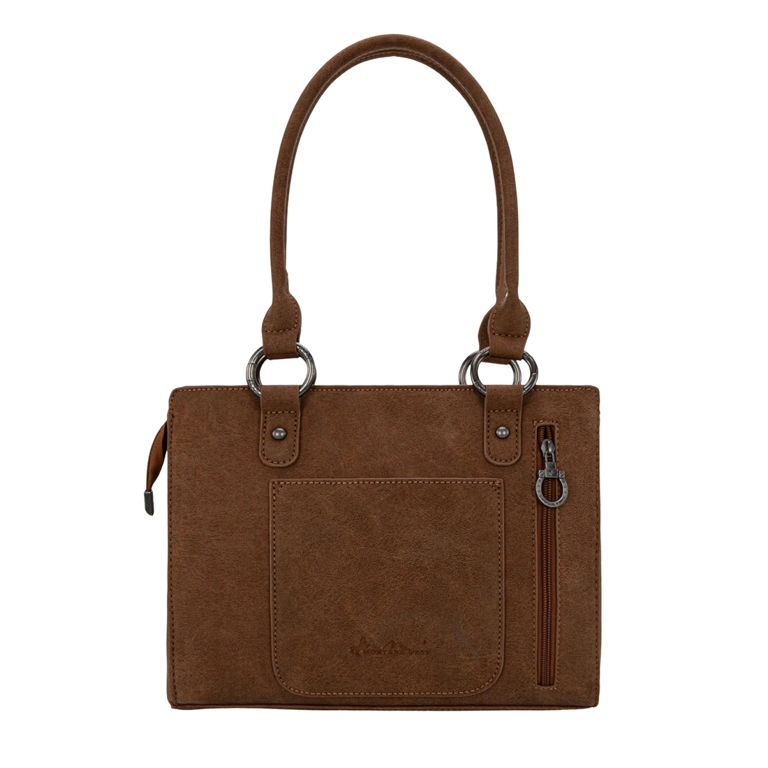 Montana West WMN Cut-Out Embroidered Concealed Carry Tote MW1325G-8317BR