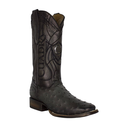 Cuadra MN Ostrich Square Toe Boot 3Z1OA1 Flame Gris