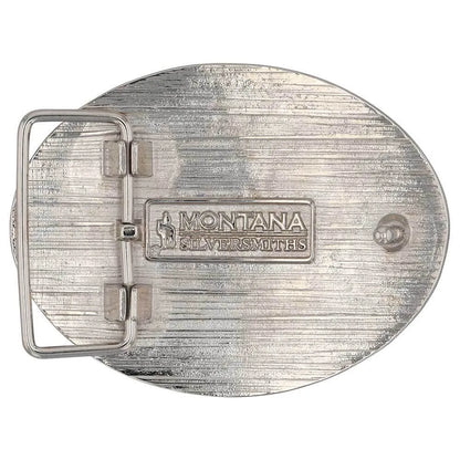 Attitude Tri-tone Christian Cowboy Attitude Buckle A1005