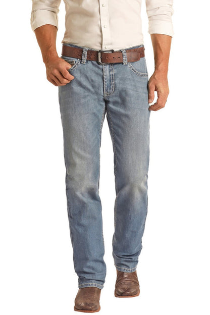 Rock &amp; Roll Men Revolver Slim Straight jean BM1RD02490