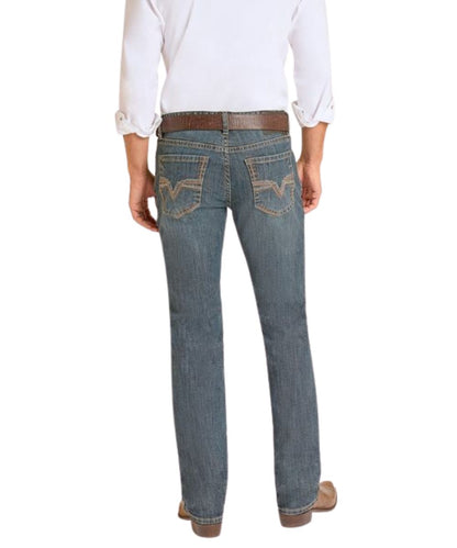 Rock &amp; Roll MN Feather Stitch Revolver Jeans BM1RD09125