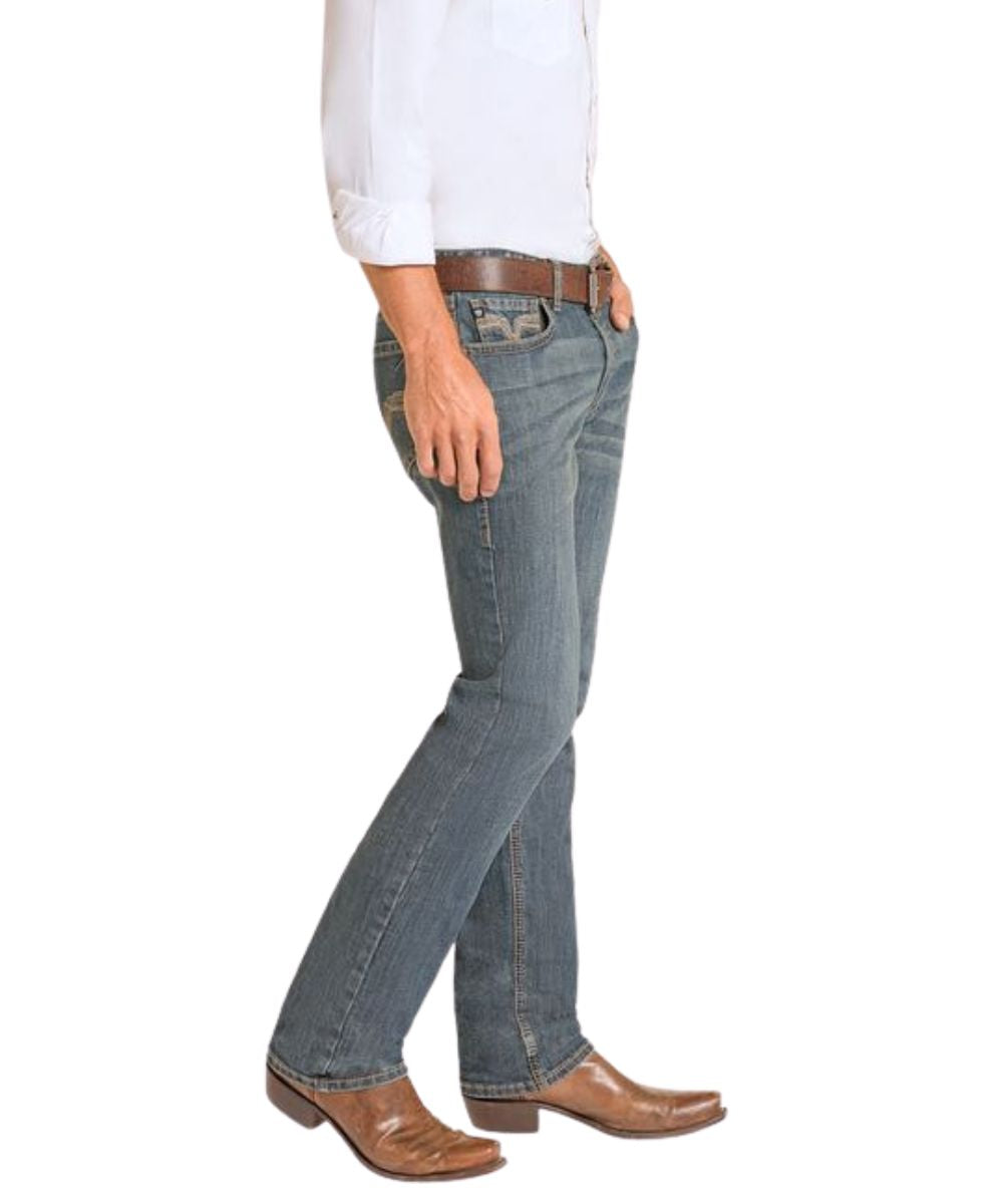 Rock &amp; Roll MN Feather Stitch Revolver Jeans BM1RD09125