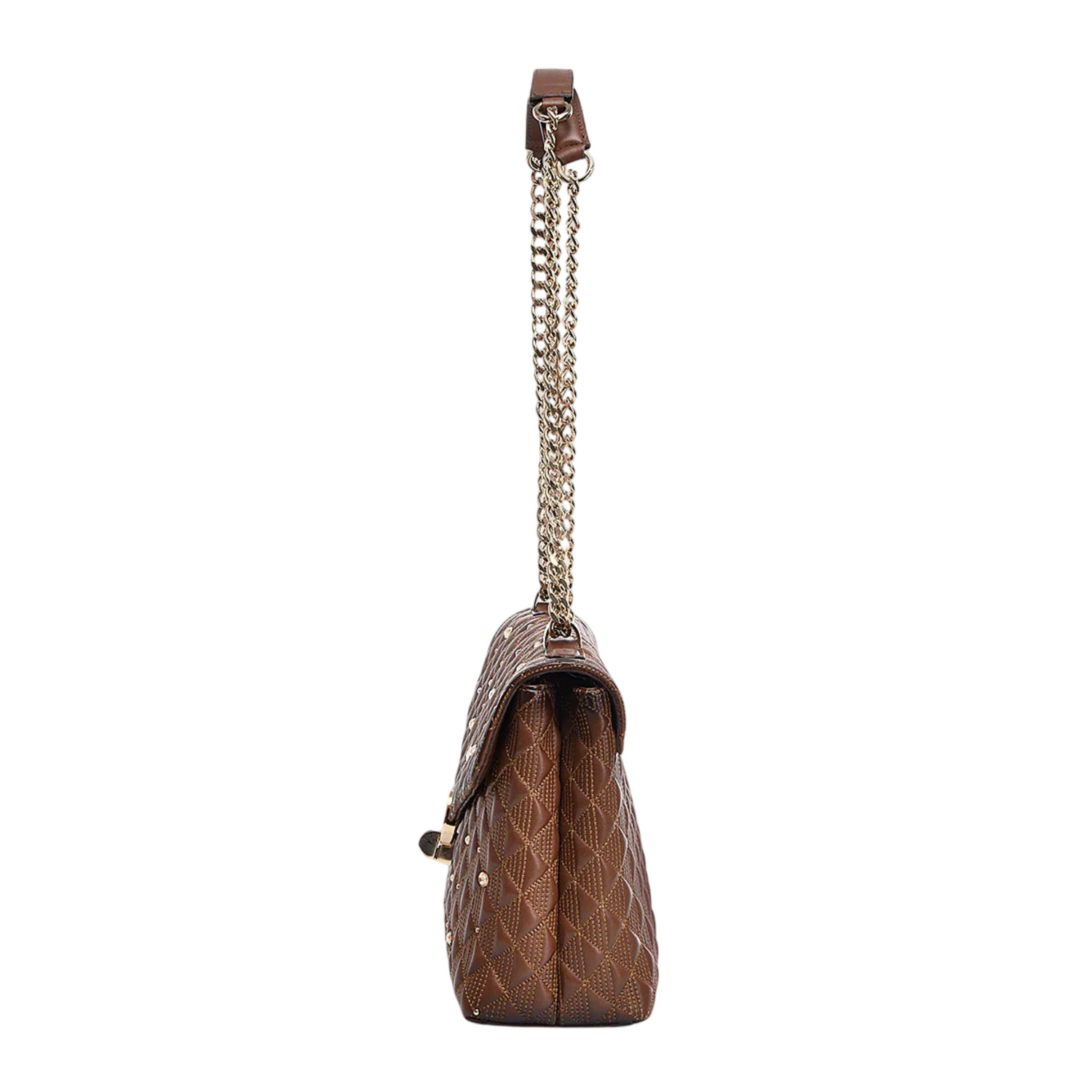 Cuadra WMN Bovine Shoulder Handbag BOD0LRS Brown