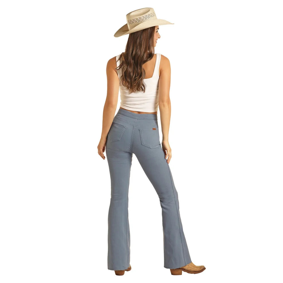 Rock &amp; Roll Women Desert High Rise Reversible Flare Jeans BW6PD03985