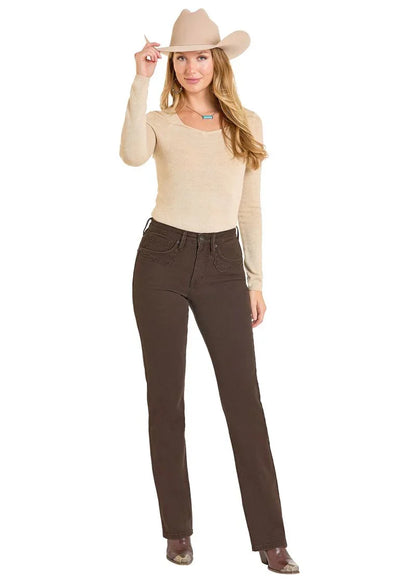 Rock &amp; Roll Women High Rise Modest Bootcut Jean BW1HD07196