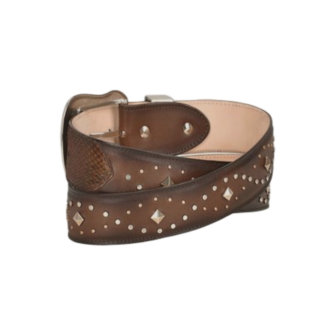Cuadra WMN Python Leather Belt CDA06PI Honey