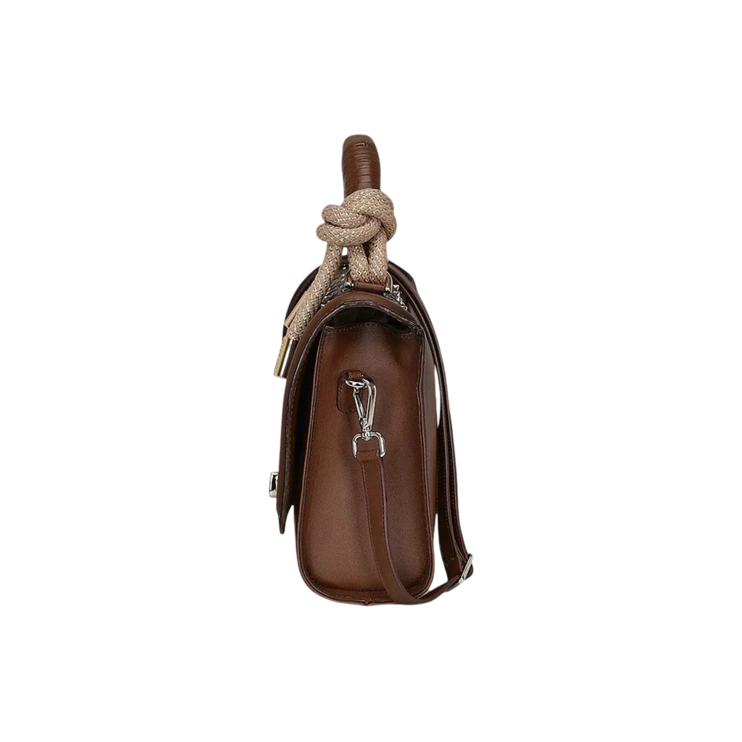 Cuadra WMN Cowhide Crystal Woven Bag BOD99RS Brown