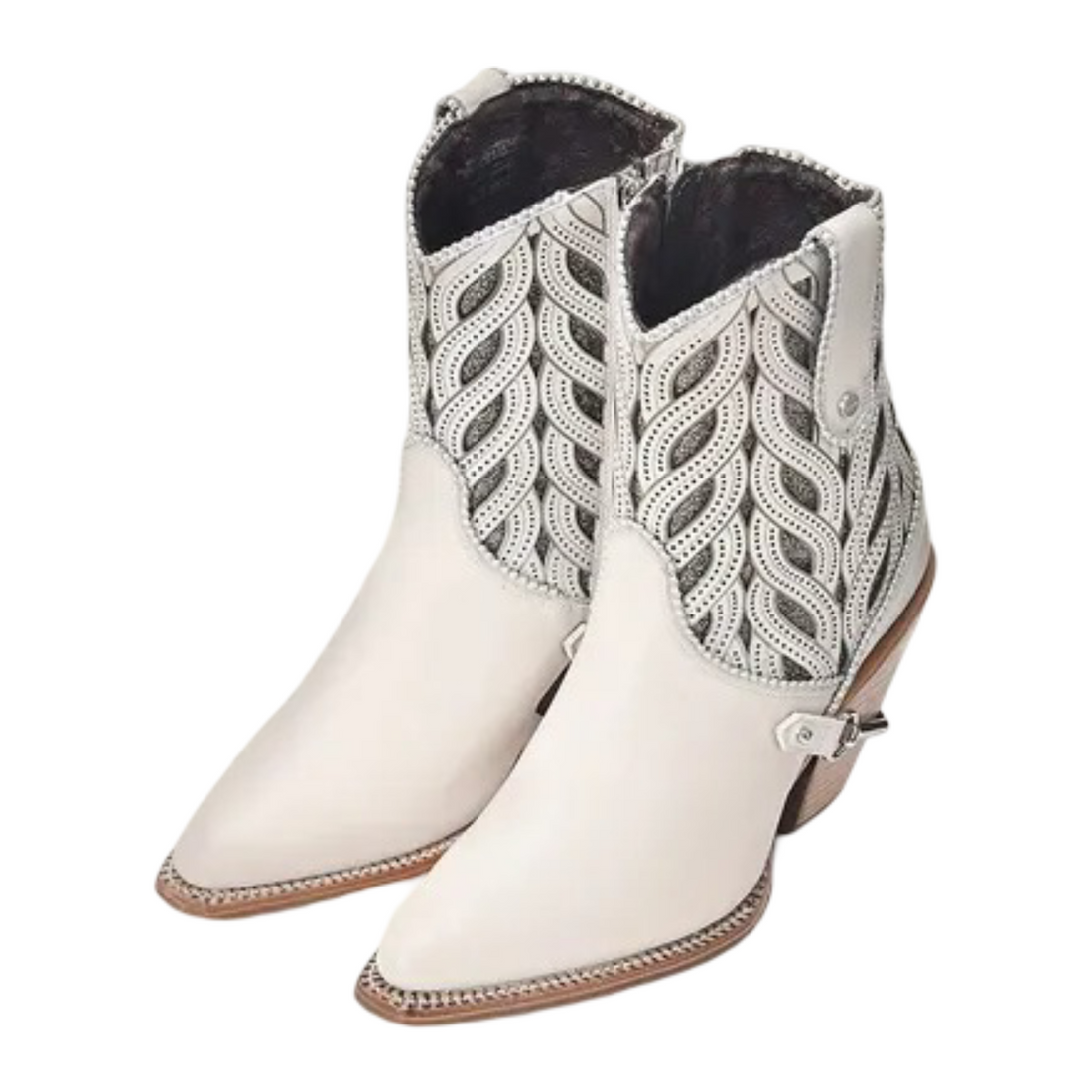 Cuadra WMN Leather Short Boot 4W01RS White
