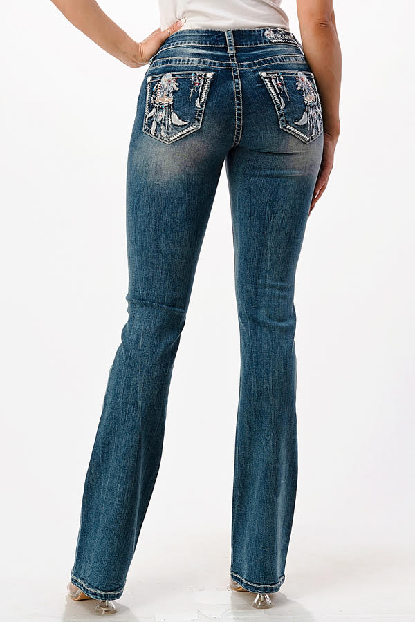 Grace Women Boot with Dream Catcher Jeans