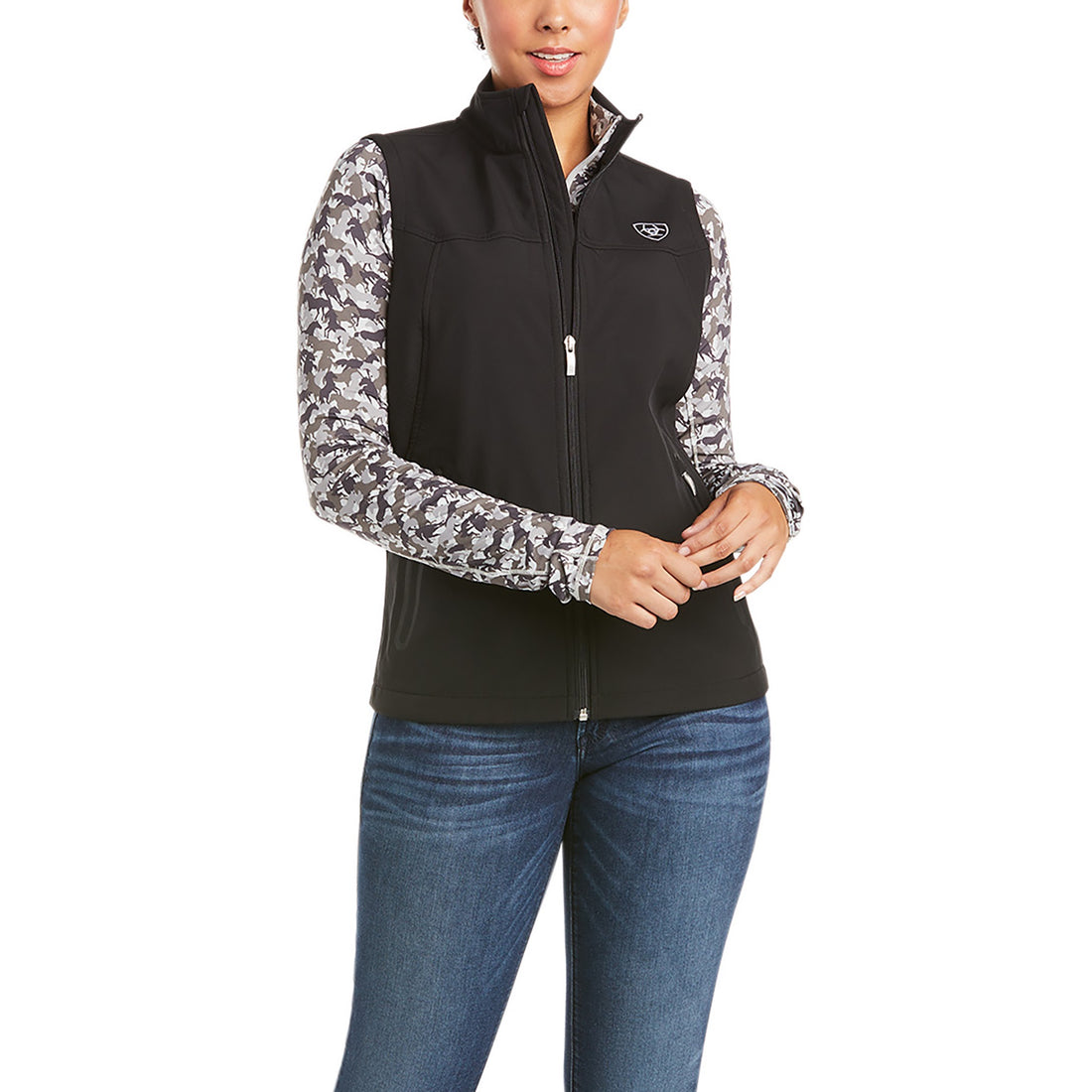 Ariat Women New Team Black Softshell Vest 10020762