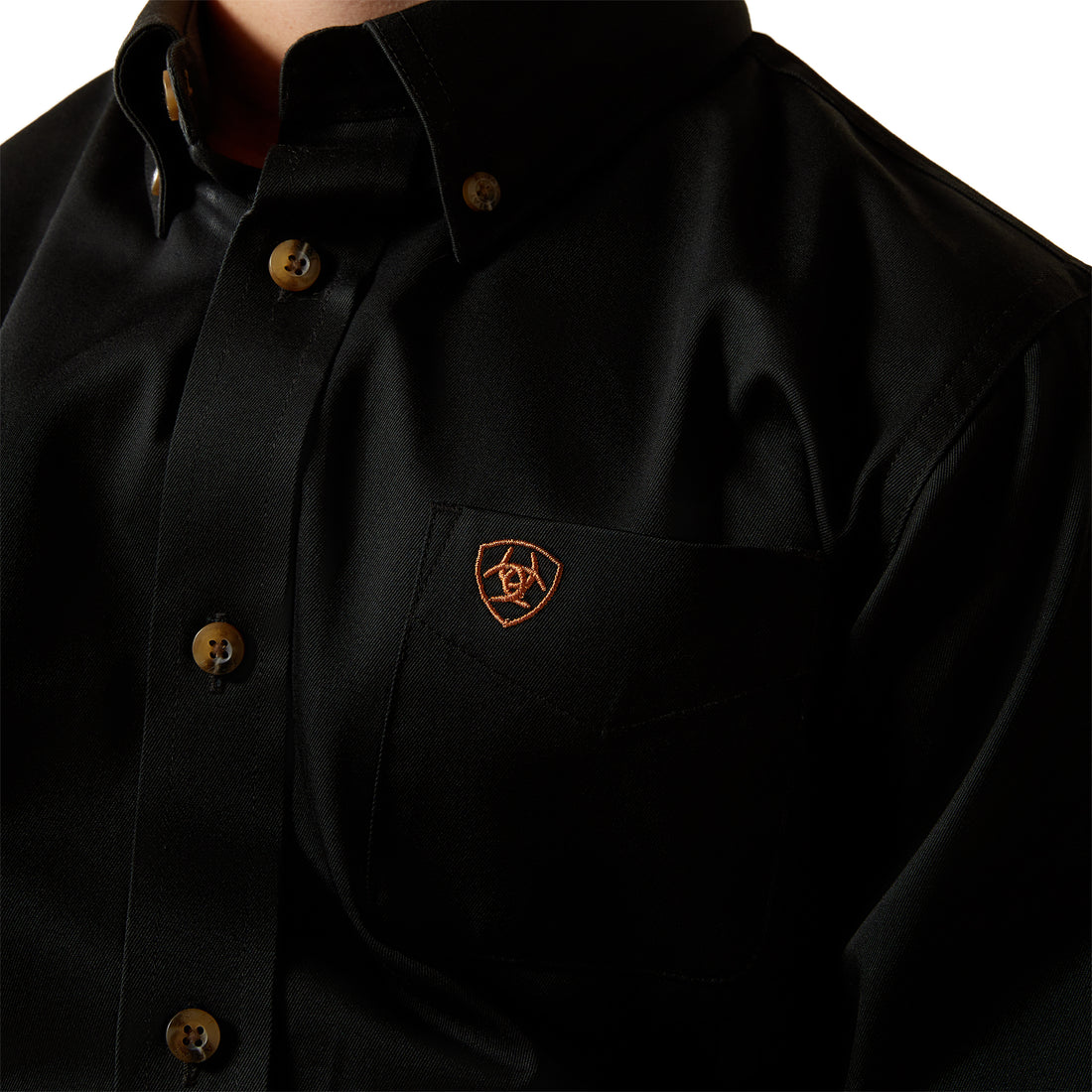 Ariat Boys 10030161 Solid Shirt