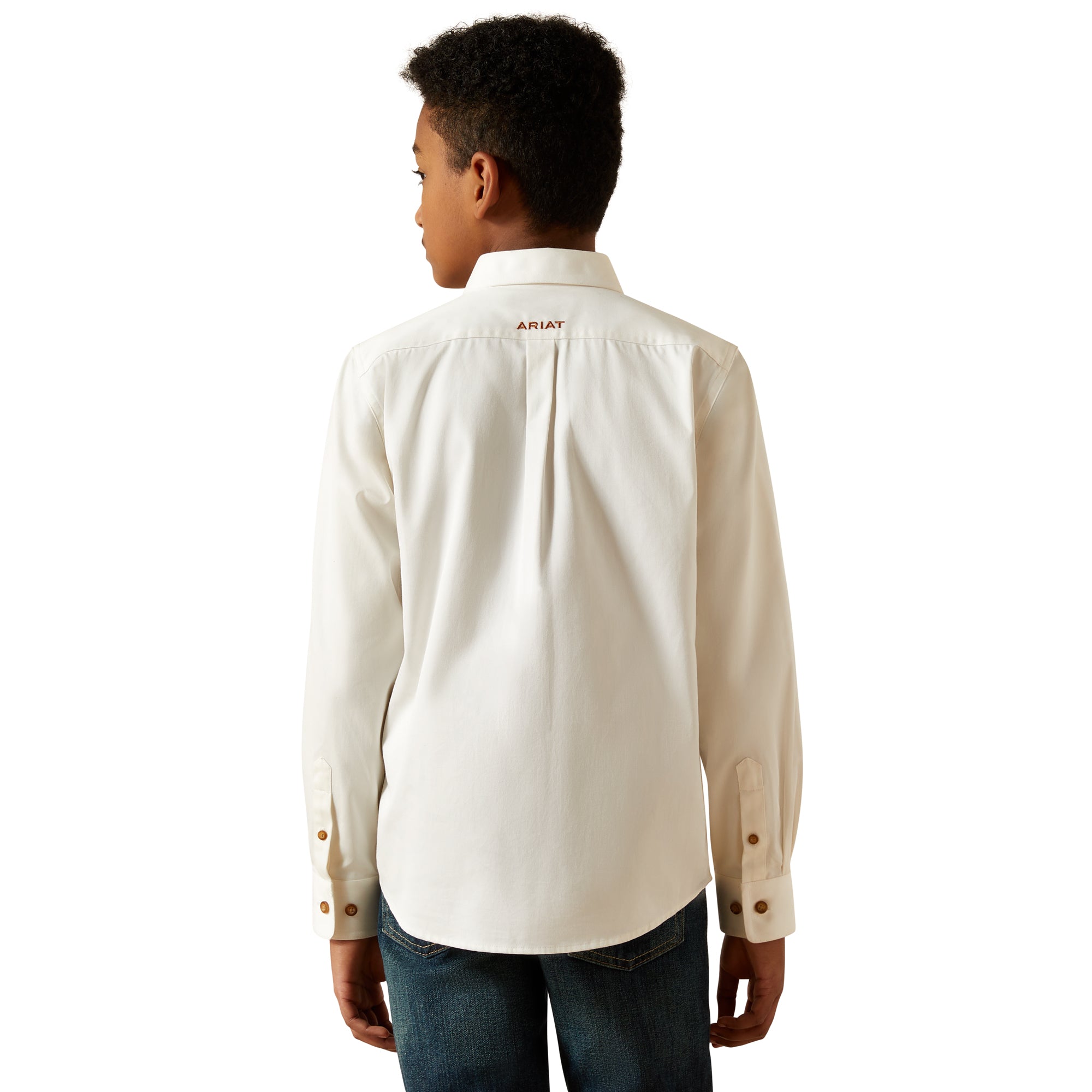 Ariat Boys 10030162 Solid Shirt