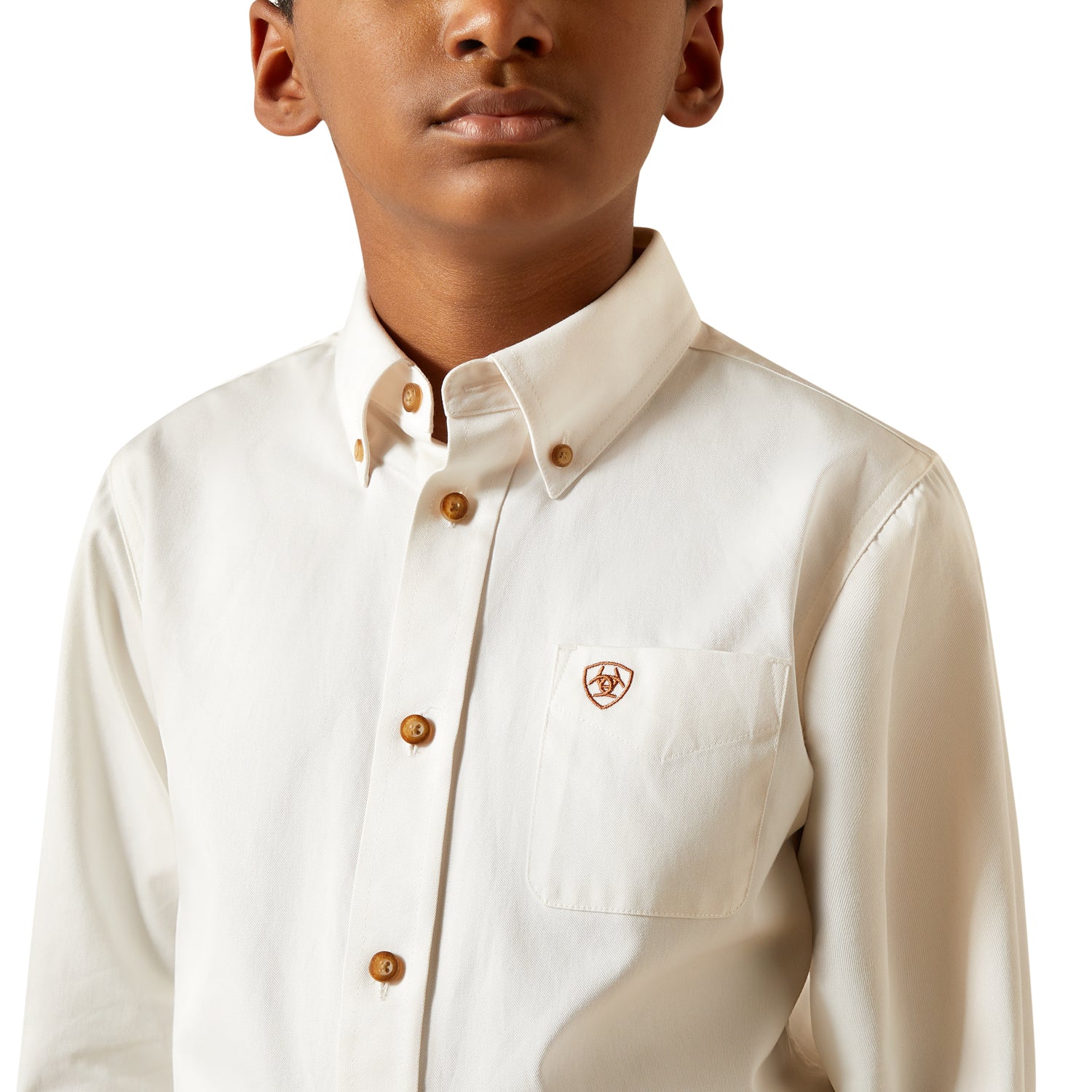 Ariat Boys 10030162 Solid Shirt