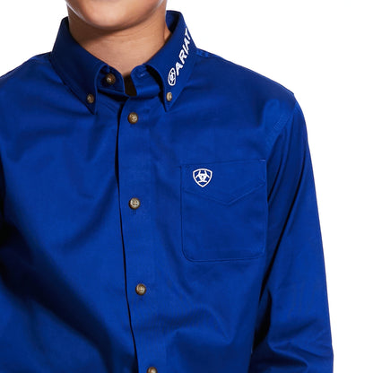 Ariat KID Ultramarine/White shirt 10030164