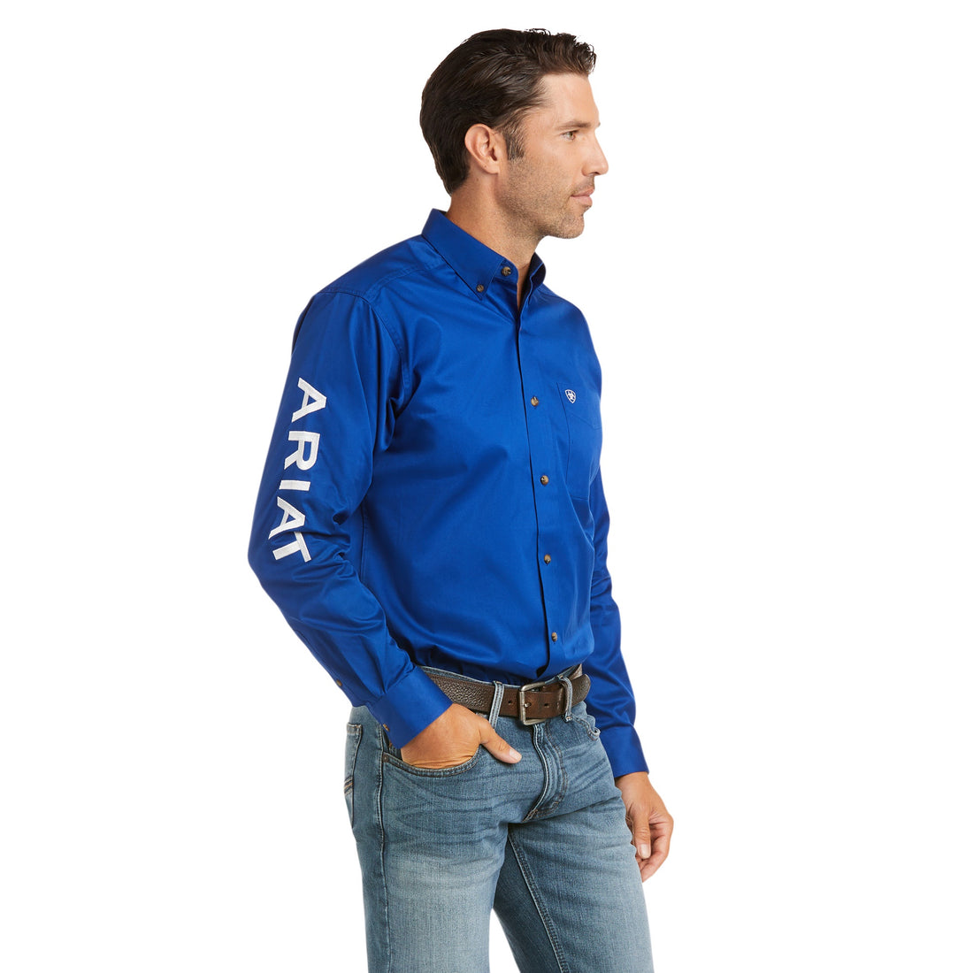Ariat MN Ultramarine/White Shirt 10034232