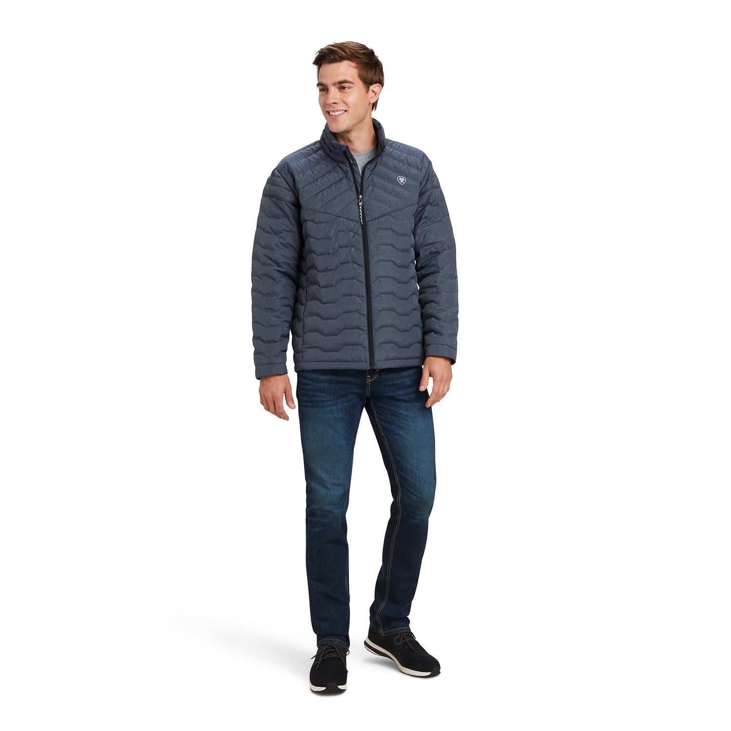 Ariat Men Ideal Down Charcoal Heather 10041243 Jacket