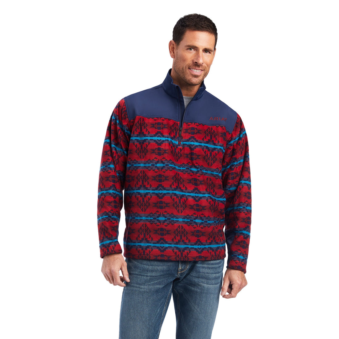 Ariat Men 1/4 Zip Ocean Depths 10041429 Sweatshirt