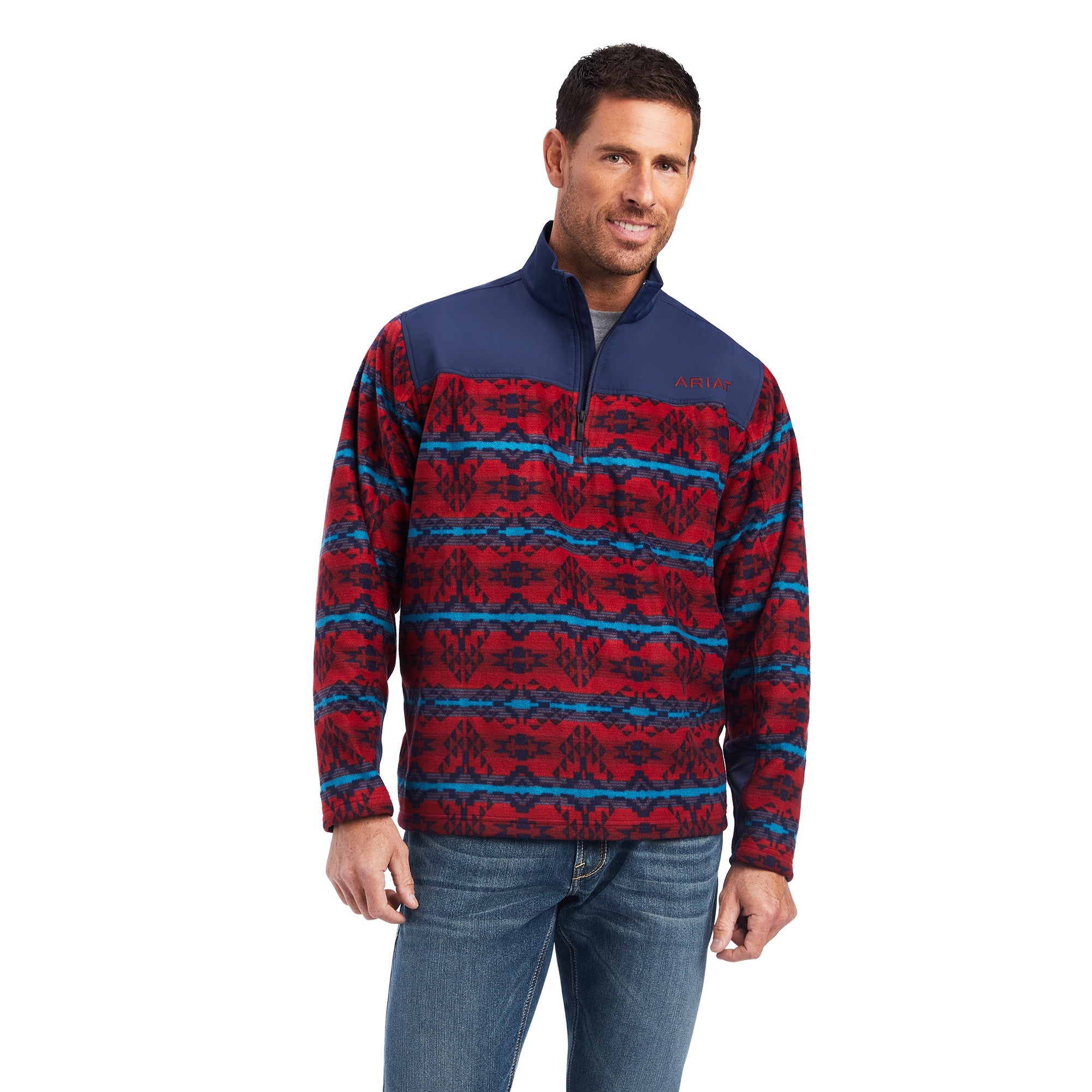 Ariat Men 1/4 Zip Ocean Depths 10041429 Sweatshirt