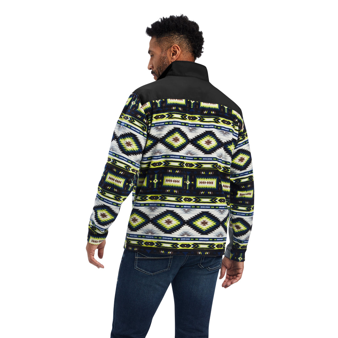 Ariat Men 1/4 Zip Lime Green 10041457 Sweatshirt