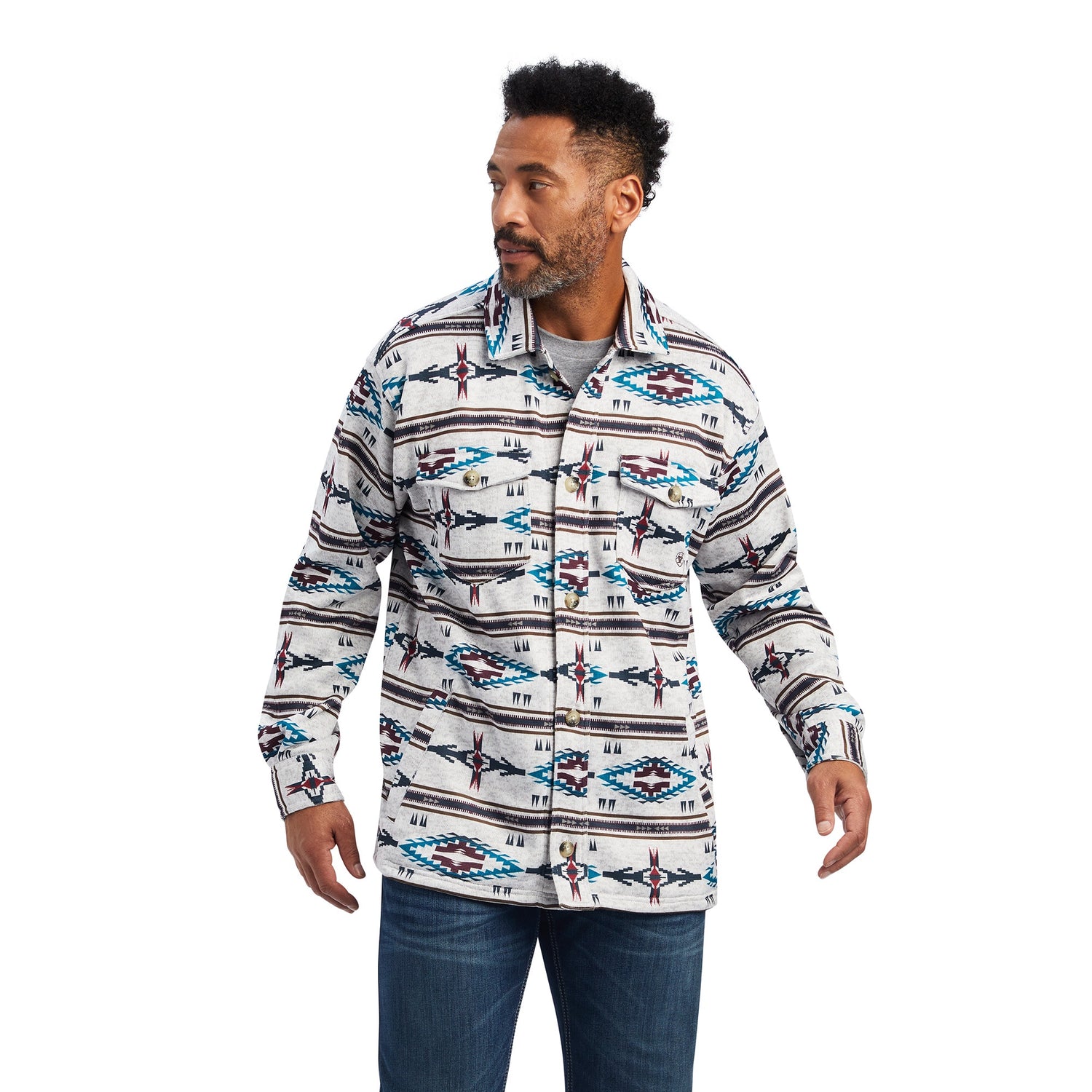 Ariat Men Dark Oatmeal 10041733 Shirt Jacket