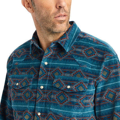 Ariat MN Sylvan Teal Shirt 10041778