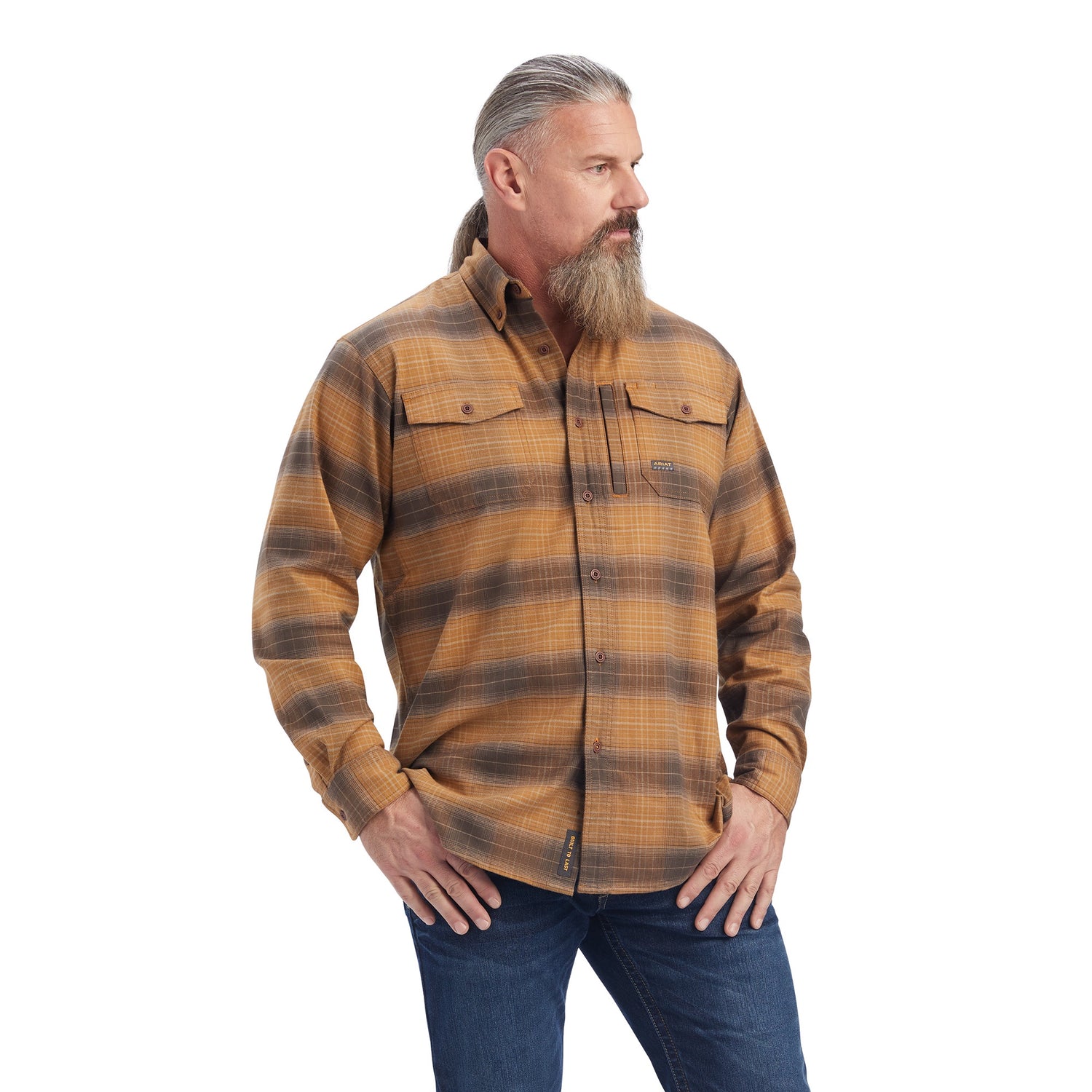 Ariat Men Rebar Plaid Work 10041544 Jacket