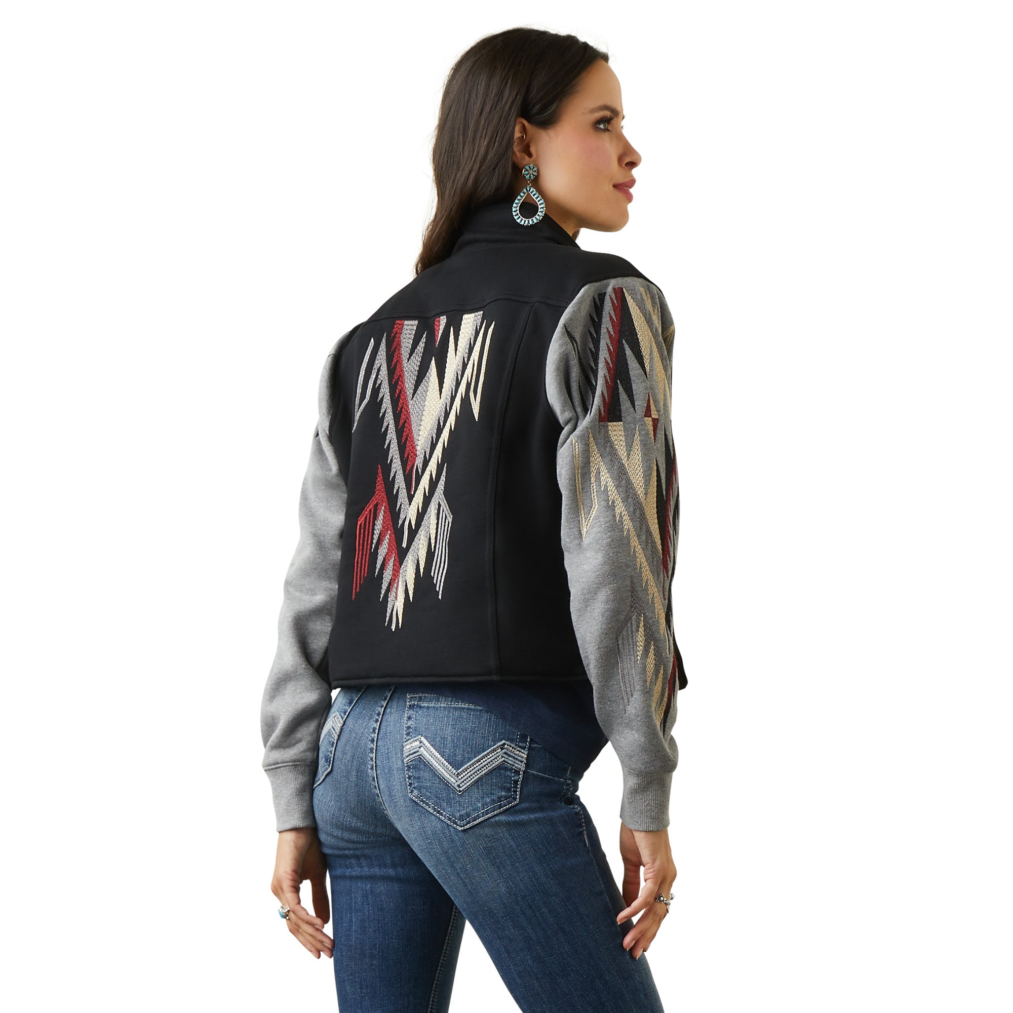 Ariat Women Chimayo Black/Grey 10042146 Jacket