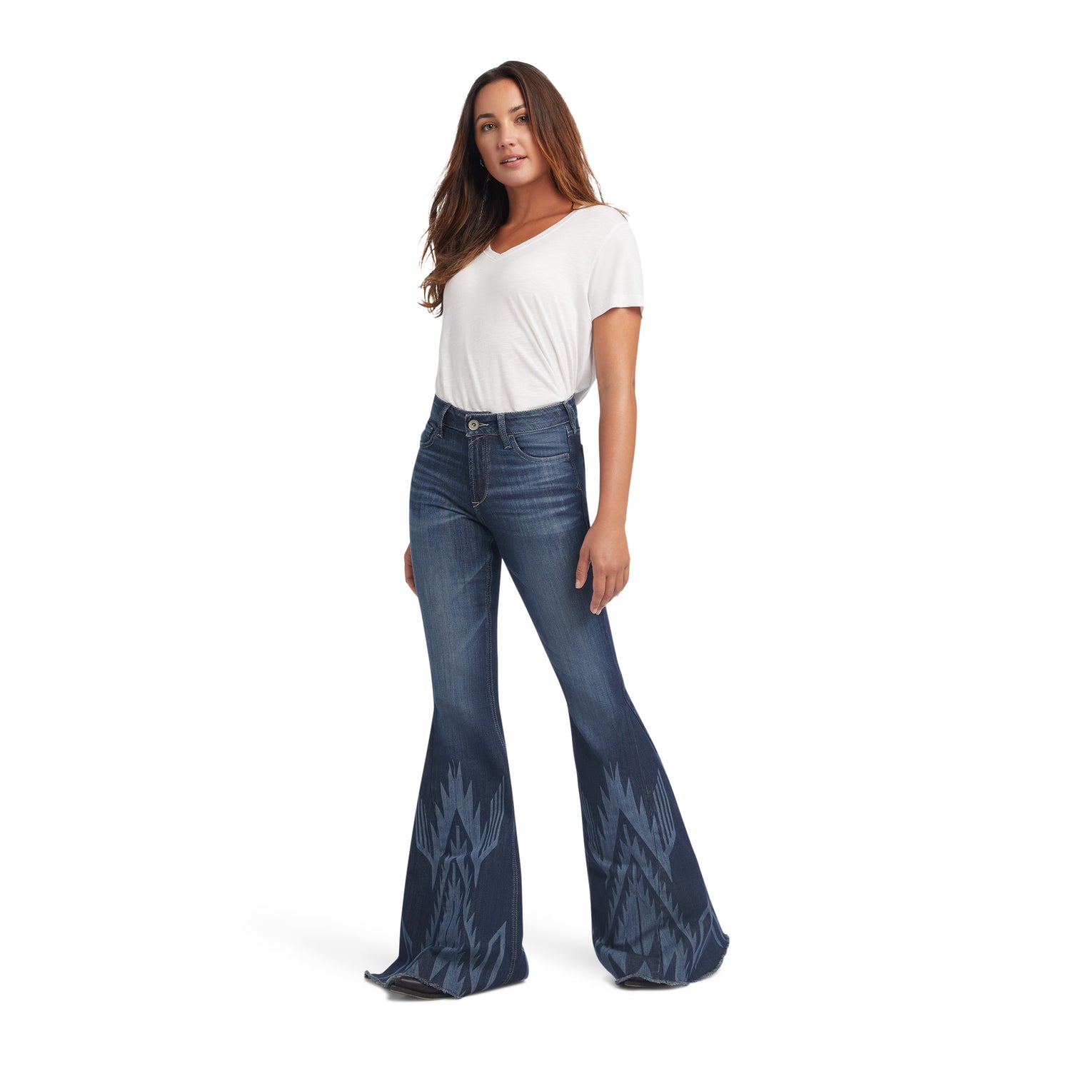 Ariat Women High Rise Chimayo Extreme Flare 10042603 Jeans