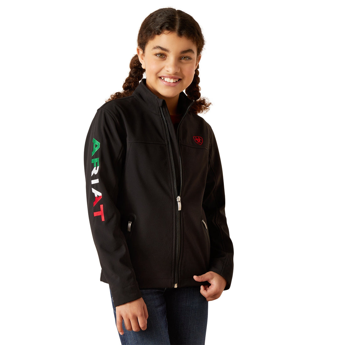Ariat Kids New Mexico Softshell Brand Black 10043053 Jacket