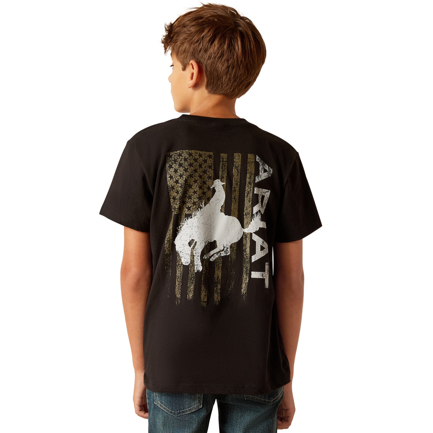 Ariat Kids' Bronco Flag T-Shirt