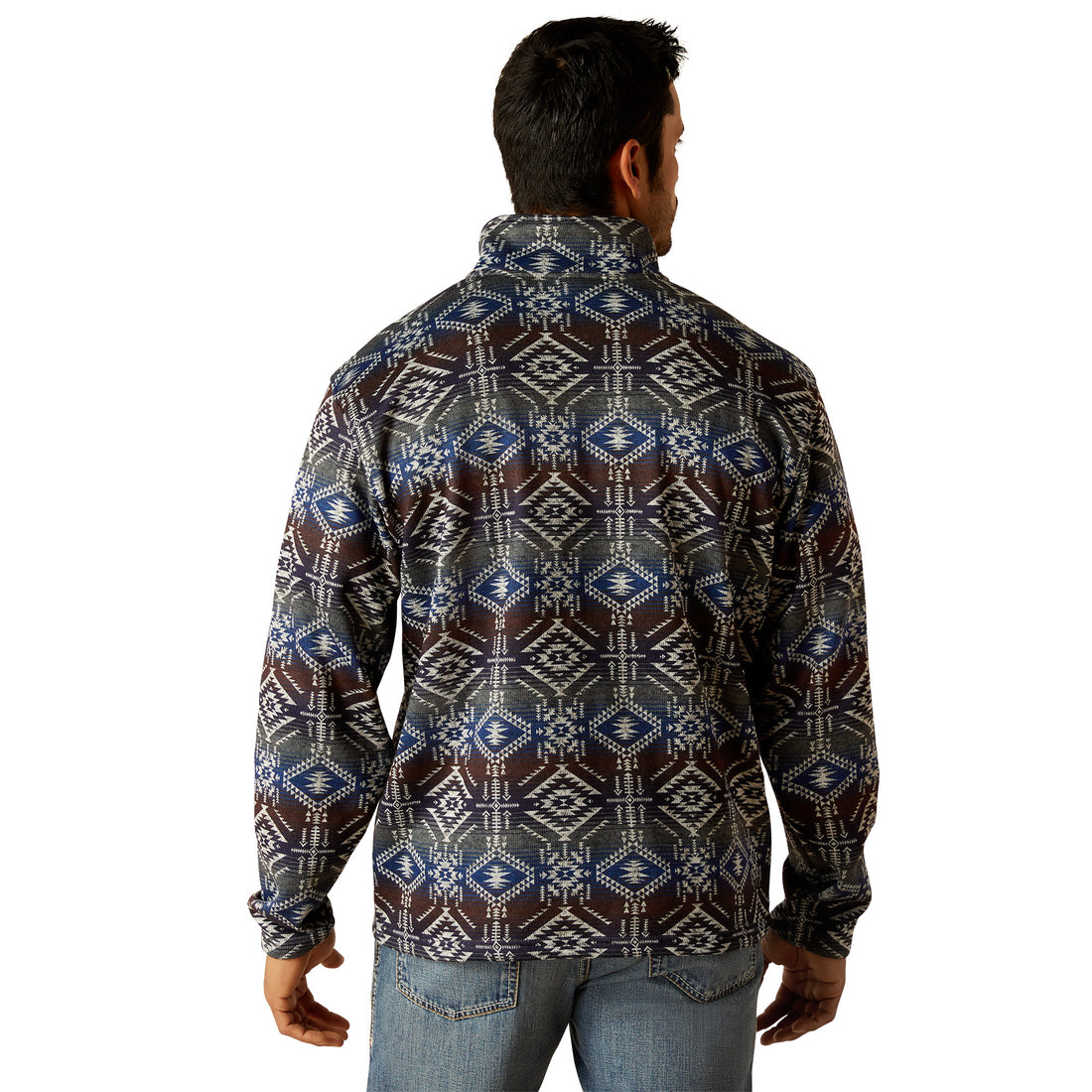 Ariat Men Jetty Grey Serape Wesley 10046145 Sweater
