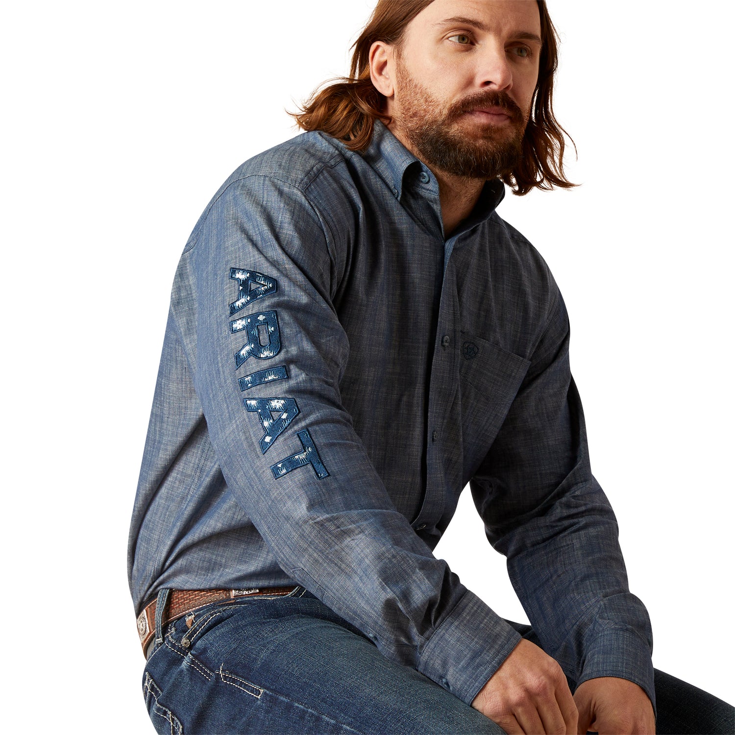 Ariat MN Blue Chambray Shirt 10046310