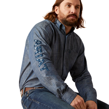 Ariat MN Blue Chambray Shirt 10046310