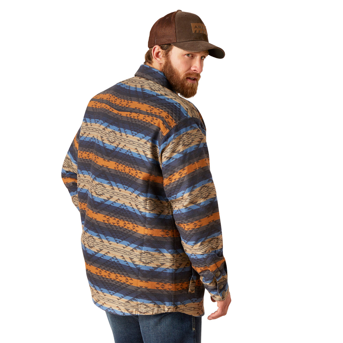 Ariat Men Hartland Shirt Iron Heather 10046390 Jacket