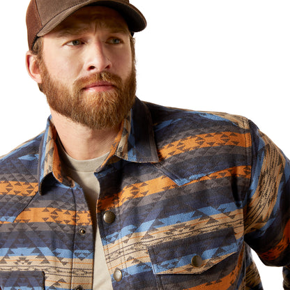 Ariat Men Hartland Shirt Iron Heather 10046390 Jacket