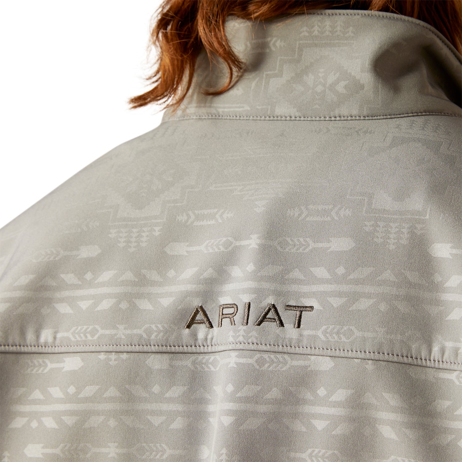 Ariat Men Vernon 2.0 Jetty Gray Embossed Softshell 10046607 Jacket