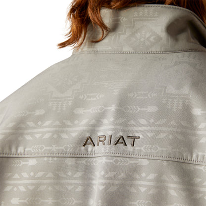 Ariat Men Vernon 2.0 Jetty Gray Embossed Softshell 10046607 Jacket