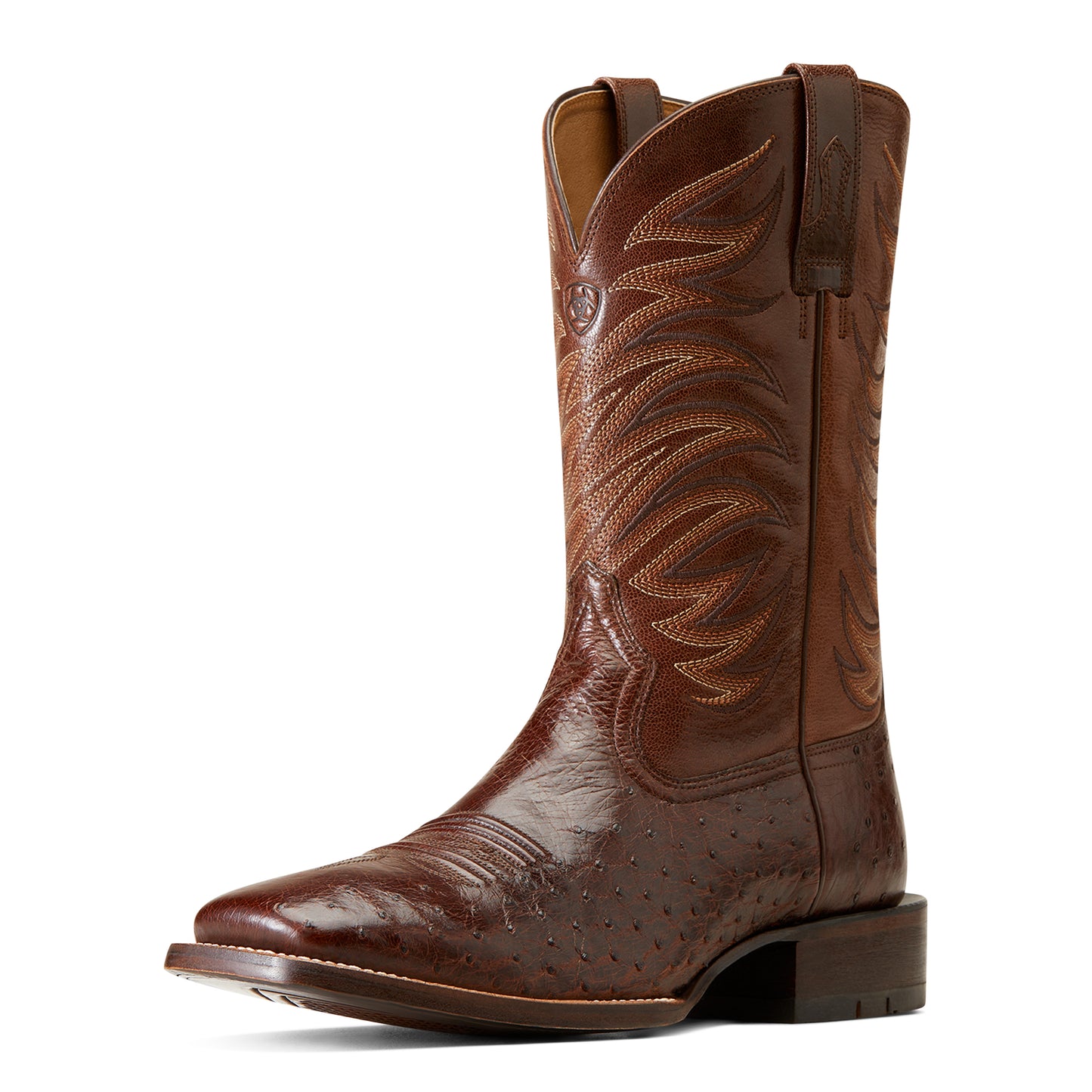 Ariat MN Badlands Cowboy Smooth Ostrich Boot 10046952