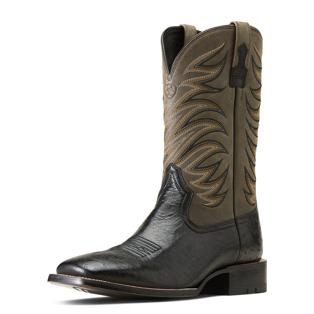 Ariat Men Badlands Cowboy Boot Smooth Ostrich Boot 10046953