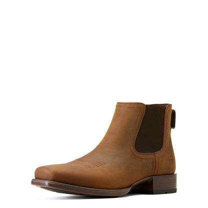 Ariat MN Booker Ultra Square Toe Western Ankle Boot 10046985