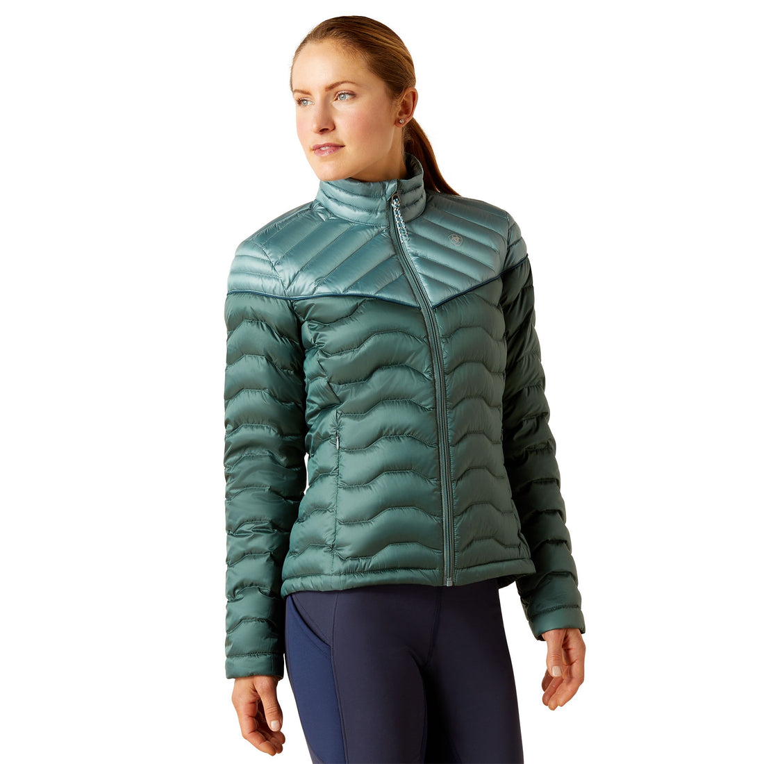 Ariat Women Ideal Down Iridescent Artic Silver 10046181 Jacket