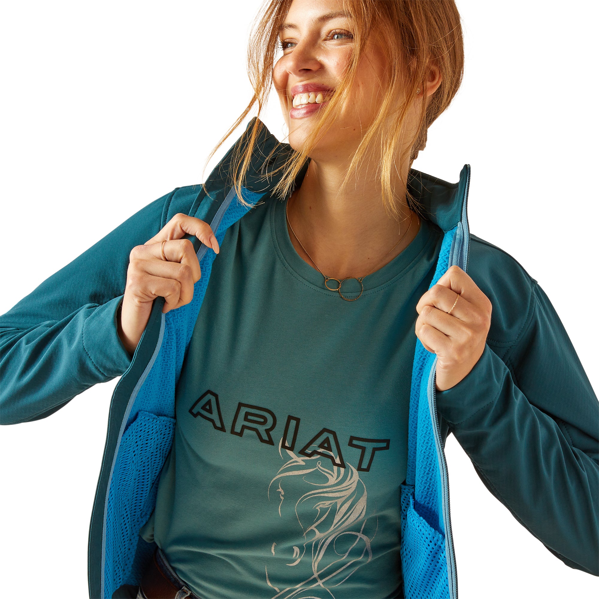 Ariat Women Softshell Reflecting Pond 10046689 Jacket