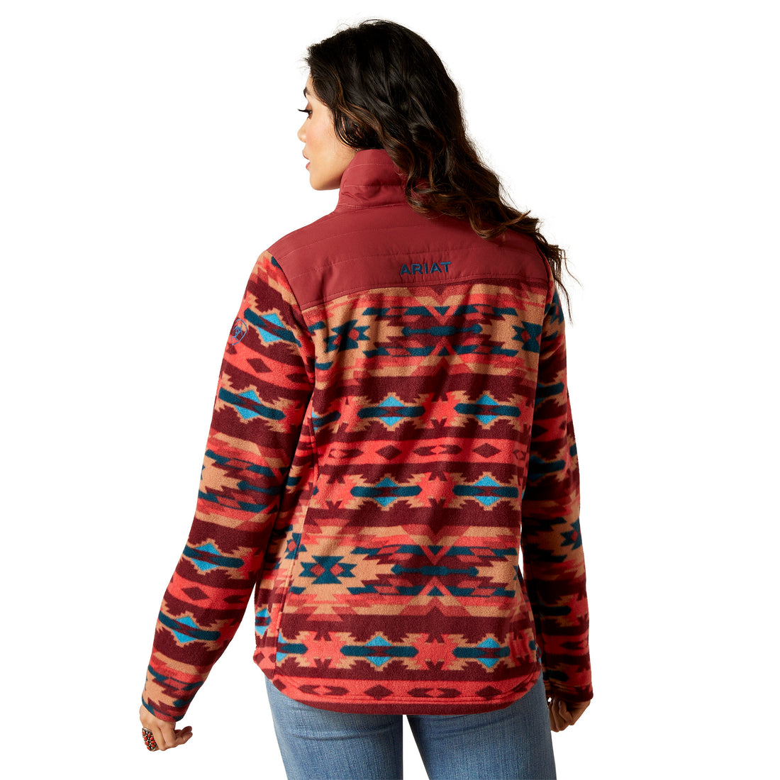Ariat Women Prescott Fleece Campfire Print 10046038 Jacket