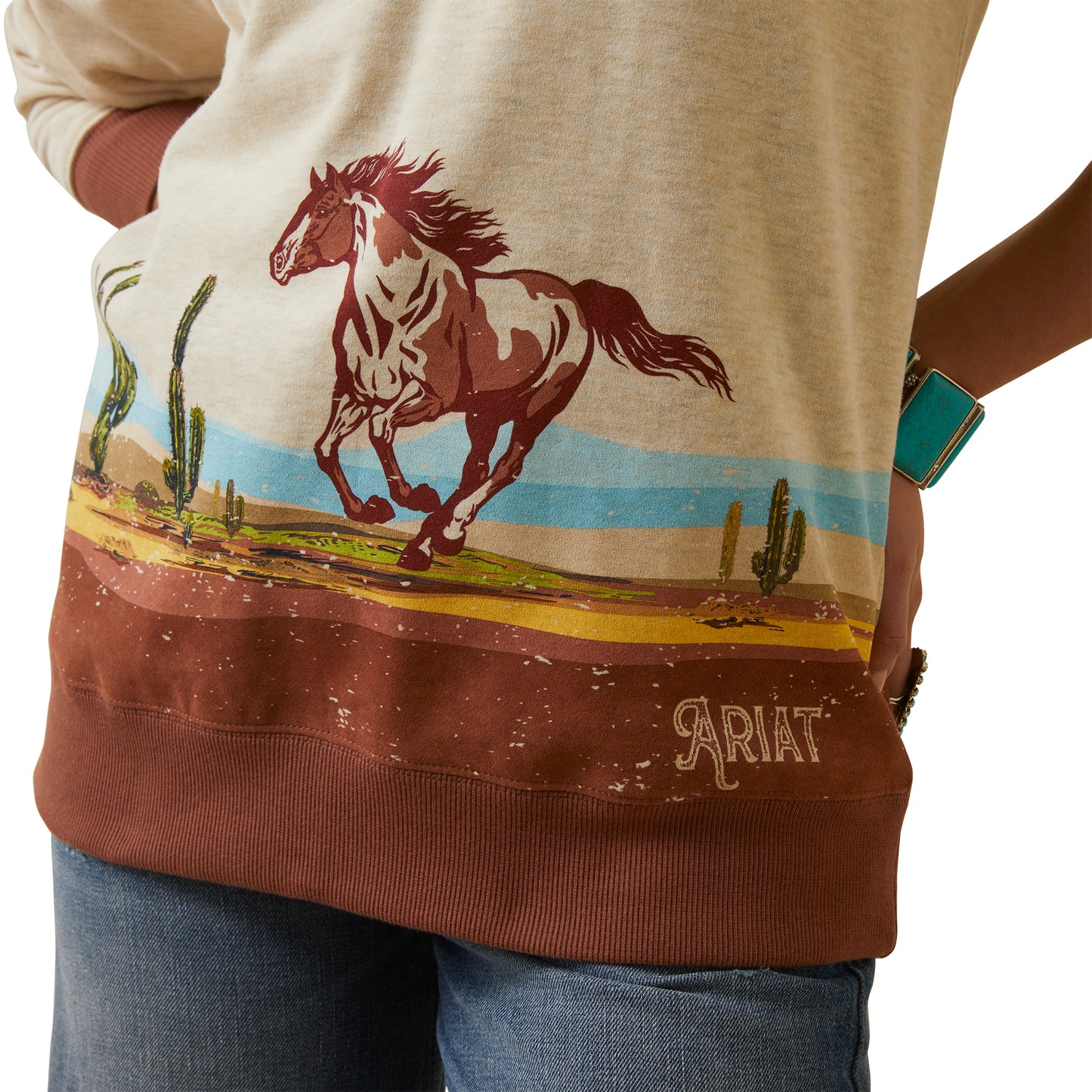 Ariat Women Wild Horse Sweatshirt