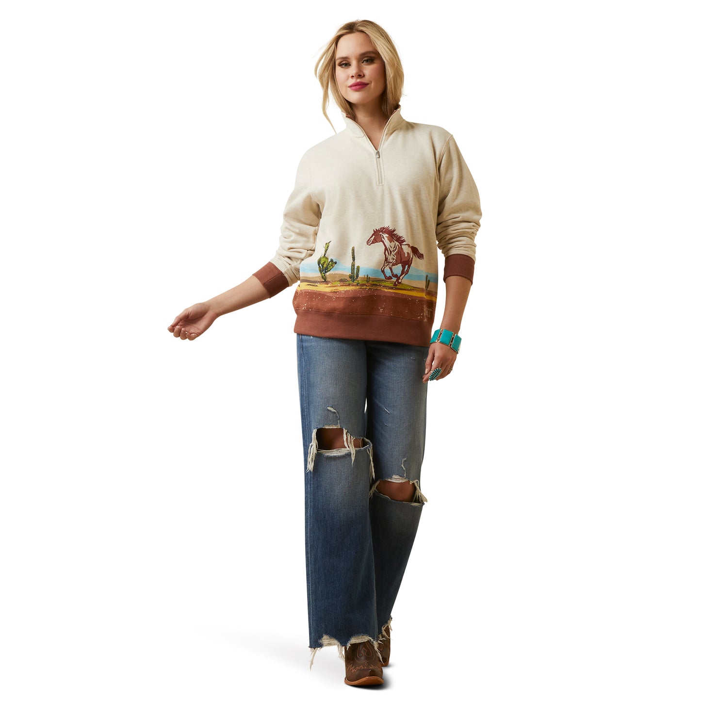 Ariat Women Wild Horse Sweatshirt