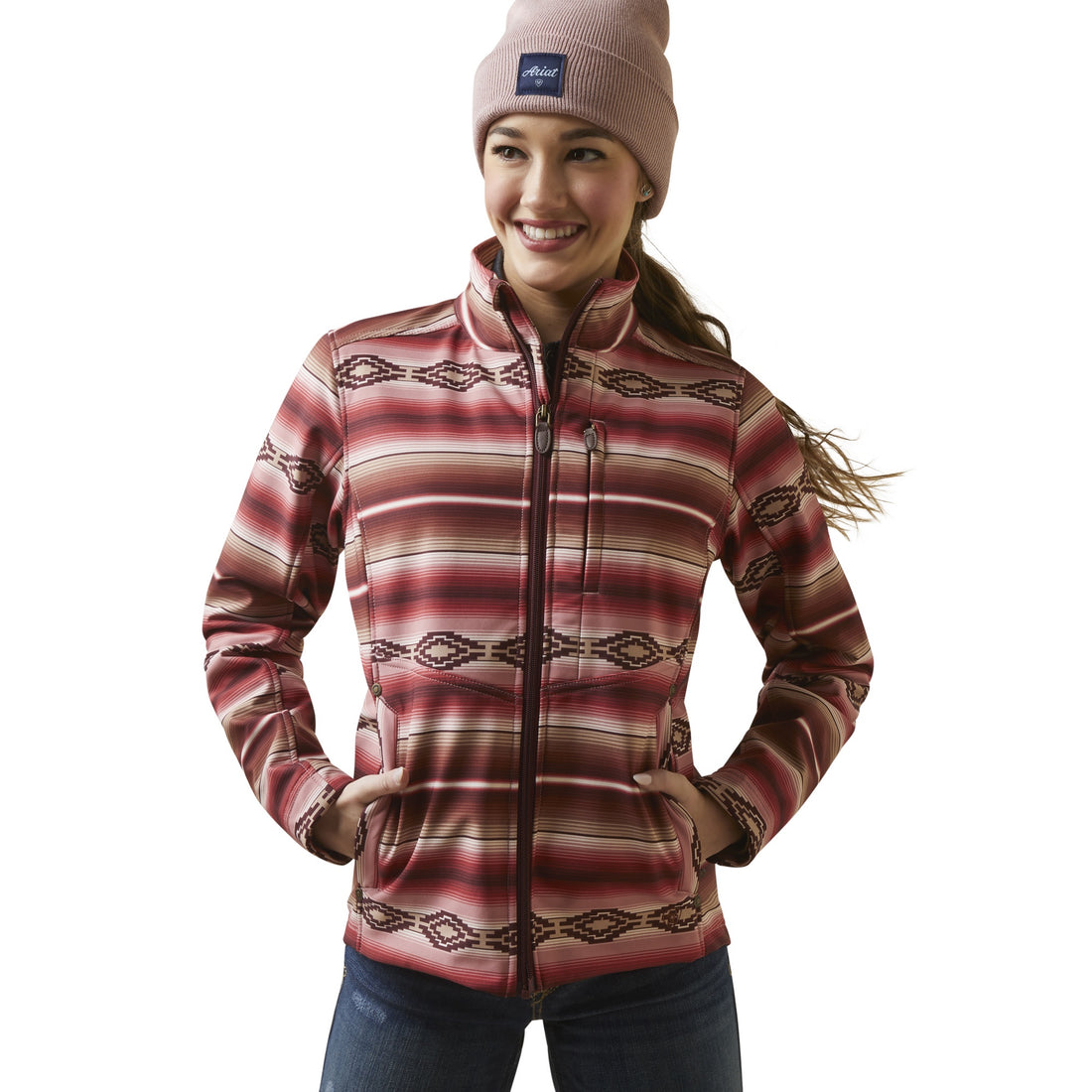 Ariat Women Softshell Blushing Serape 10046669 Jacket