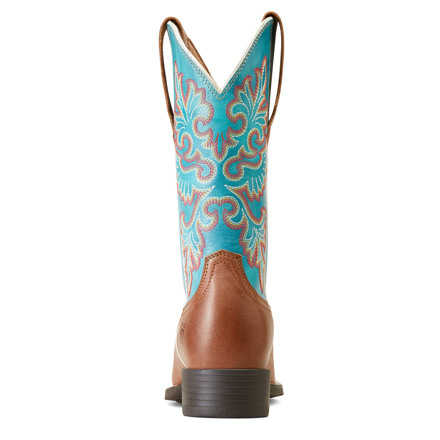 Ariat WMN Round Up Wide Square Toe StretchFit Western Boot 10047038